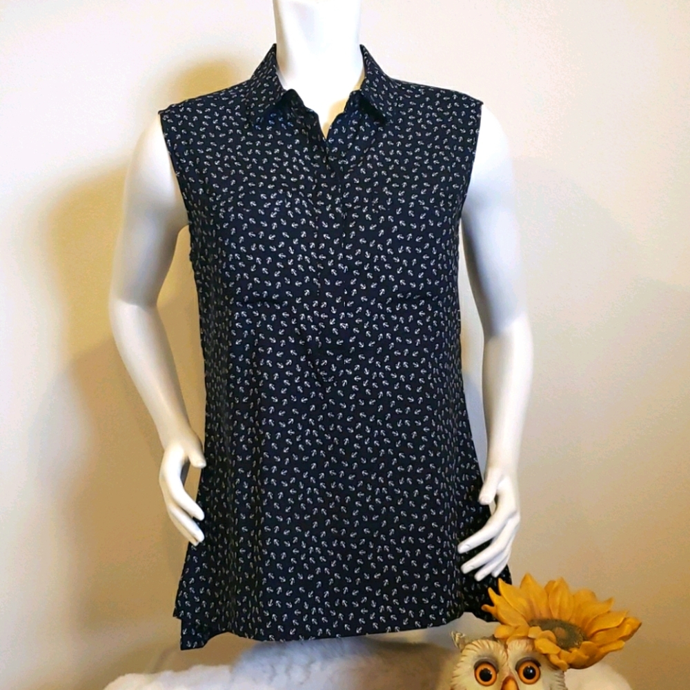 Ann Taylor Sleeveless Blouse